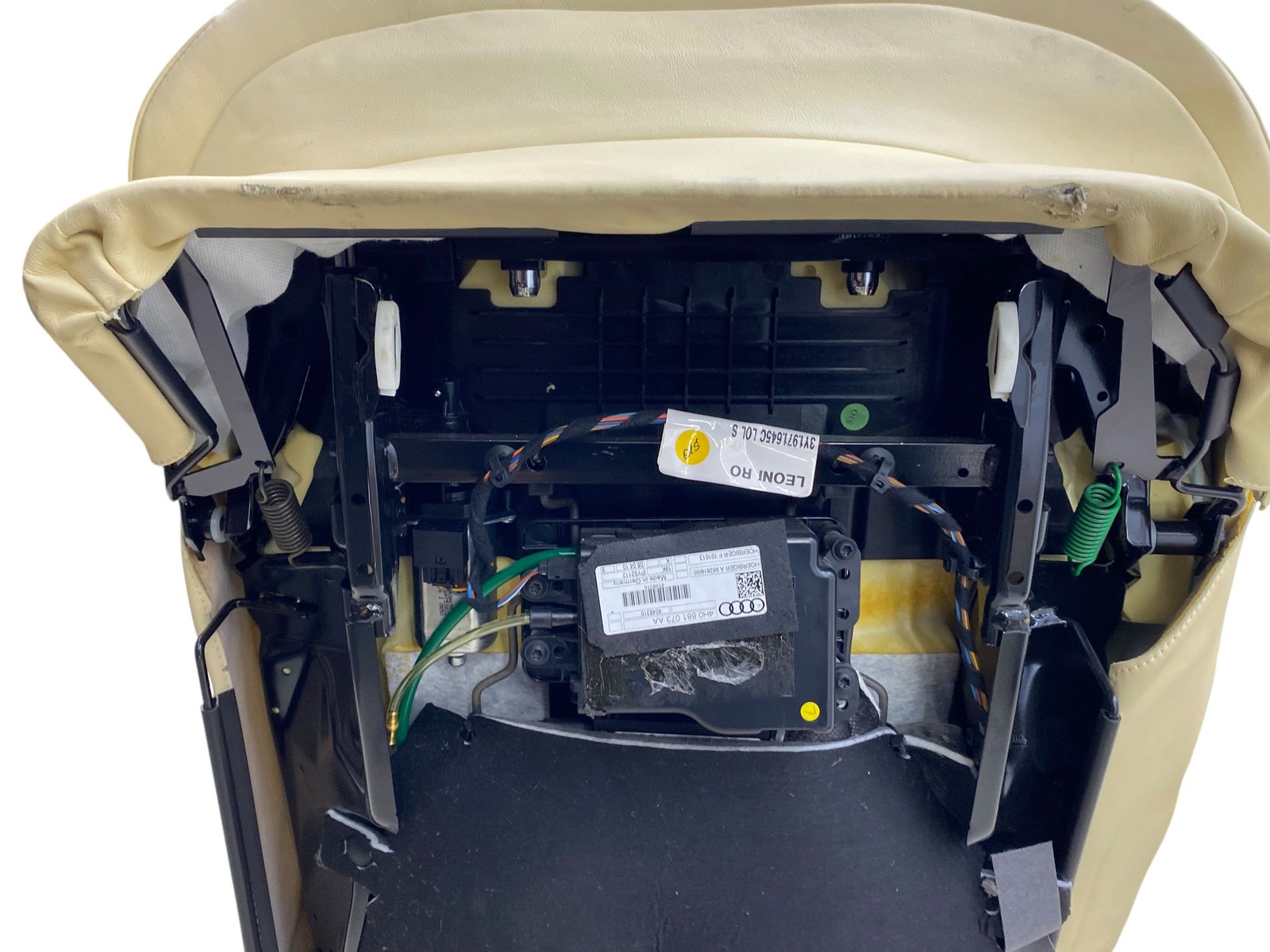 2010-2020 BENTLEY MULSANNE OEM REAR RIGHT PASSENGER SEAT ASSEMBLY BEIGE LEATHER