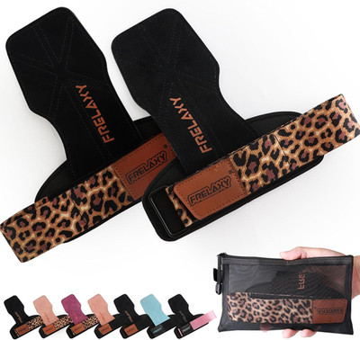 Frelaxy Lifting Wrist Straps Women and Men, Weight Lifting Grips with Cushion Wr