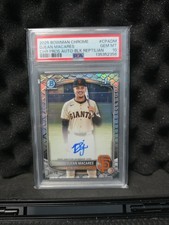 2025 Bowman Chrome Prospects Djean Macares /10 Auto Psa 10 Pop 1