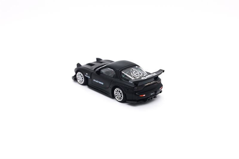 Xcartoys x POP RACE 1:64 RX7 RE AMEMIYA WIDE BODY grey Metal Diecast Model Car
