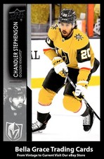 2021-22 Upper Deck Series 1 Chandler Stephenson #185 Vegas Golden Knights NHL 