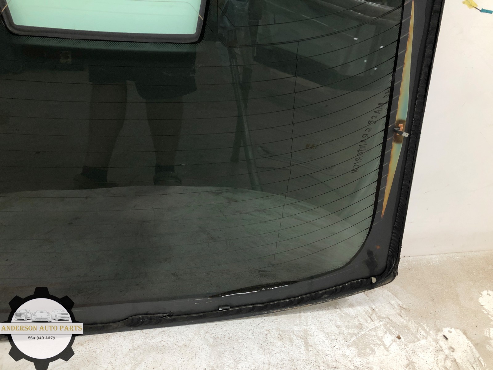 2008-2018 MASERATI GRANTURISMO REAR WINDSHIELD BACK GLASS WINDOW PANEL OEM