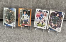 Phil Foden Soccer Card Lot Parallel Chrome Optic Manchester City England