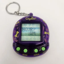 Giga Pets Puppy Virtual Animal Pet Toy Purple Working New Battery Just Put In
