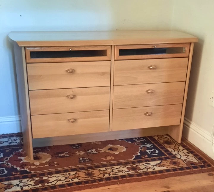 Vintage  Modern  French Eight Drawer Chest Of Drawers By Gautier - image 2 of 4