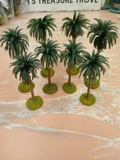 8 based Landscape Small Model Palm Tree wargaming scenery terrain 3.5-4.5" Tall