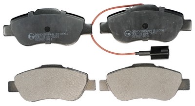 B110961 DENCKERMANN BRAKE PAD SET, DISC BRAKE FRONT AXLE FOR FIAT FORD