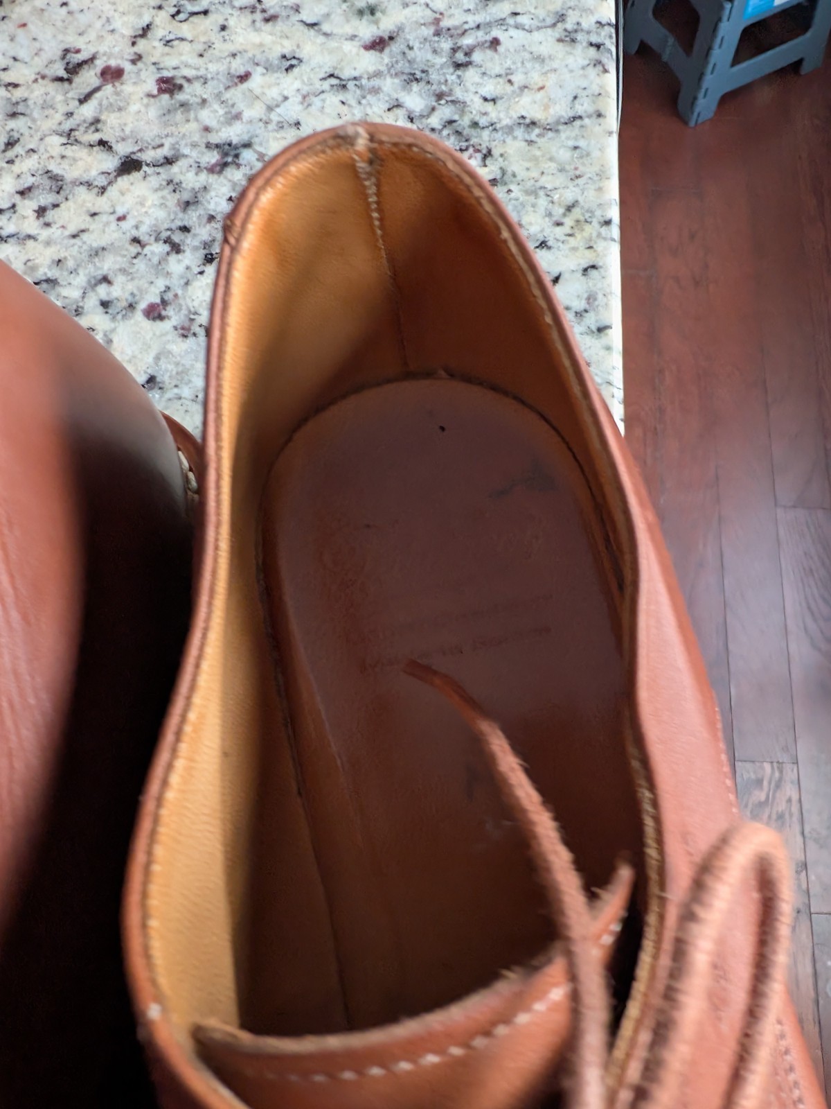 Paraboot Avignon Brown Leather  Split Toe Derby S… - image 23