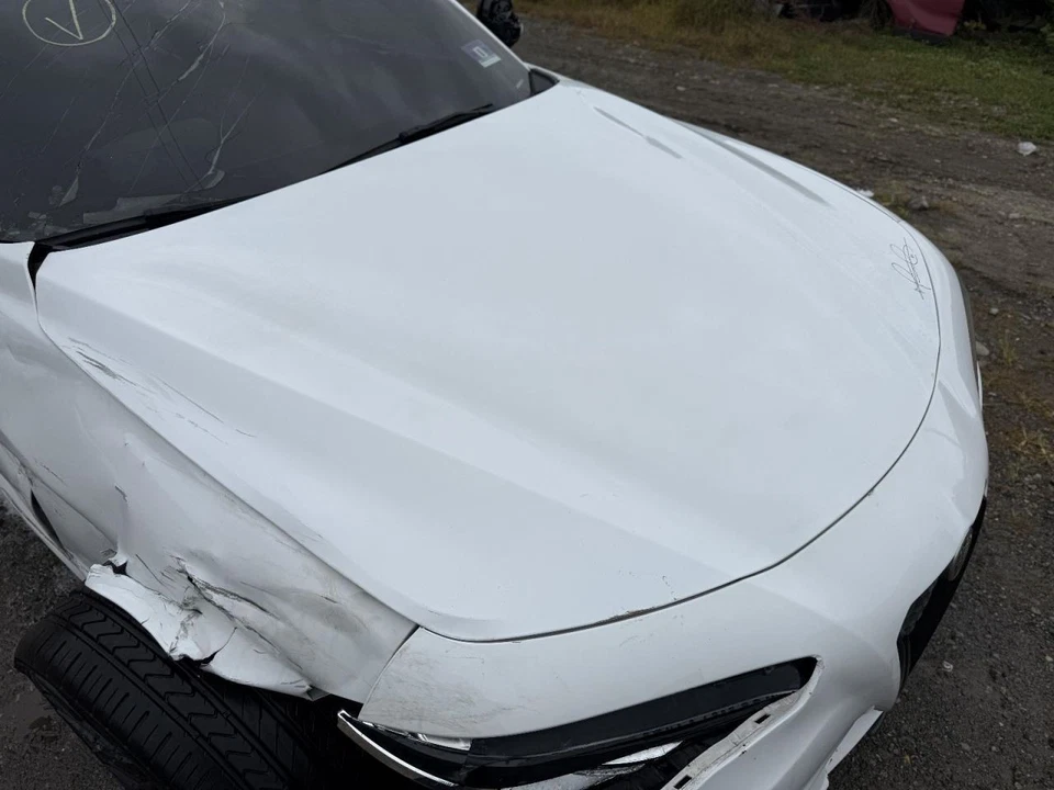 Alfa-Romeo Giulia 2017-2024 capó blanco labio y arañazos Foto 2 de 4