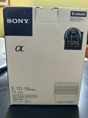 Sony Alpha E 10-18mm F4 OSS Zoom Lens SEL1018 E-mount AF 62mm