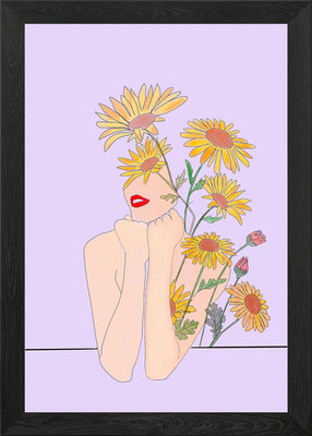Im a sunflower Gerahmtes Wandbild Poster Leinwanddruck Bild