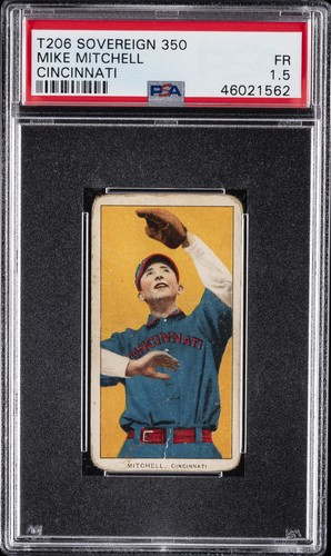Mike Mitchell 1909 T206 Sovereign 350 card
