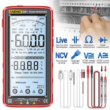 Digital Multimeter AC/DC Spannungsmesser LCD Universalmessgerät NCV Diode Tester