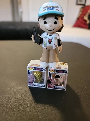 Stranger Things Gold Demogorgon With Standard Bitty Pop Demogorgon And Dustin...