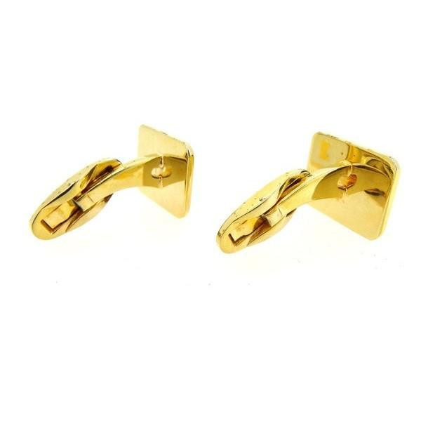 Authentic Celine Cufflinks Square Form Ladies Mac… - image 4