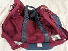 Herschel Borsone Borsone Blu Borgogna Tracolla Doppio Manico Macchia