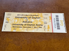 2011 Alabama Crimson Tide Dayton Flyers Full Basketball Ticket JaMychal Green