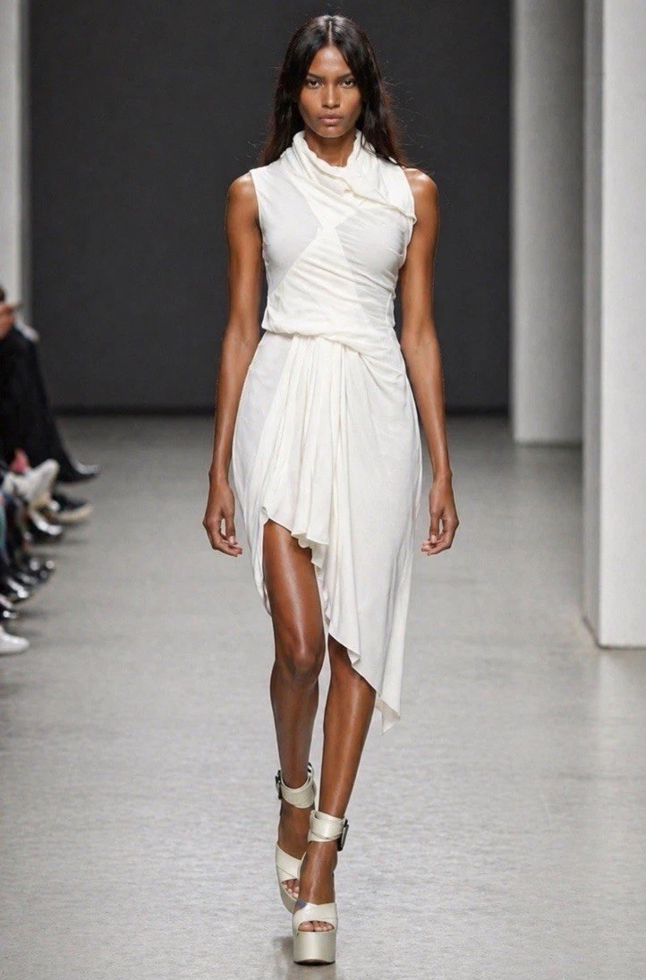 Rick Owens Shift Silk Off-White Dress Size XS | eBay