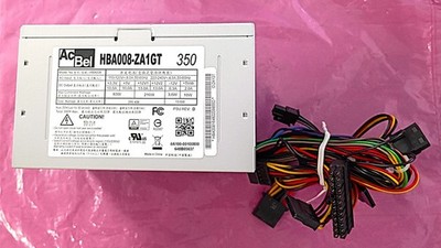 AcBel HBA008-ZA1GT  24 Pin 350W Micro ATX Desktop Power Supply