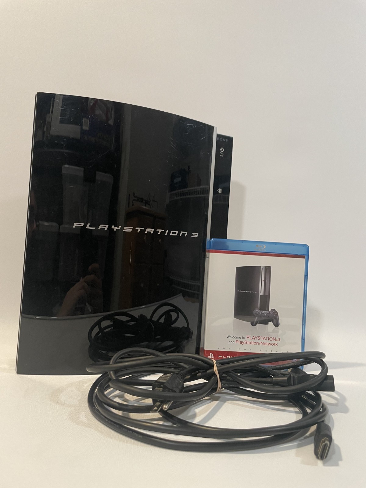 PlayStation 3 80GB CECHL01 PS3 Console with Power Cable and HDMI