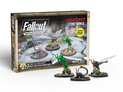 Fallout Wasteland Warfare Creatures Stingwings Modiphius Monster Kreaturen