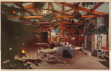 RUNNING SPRINGS, CALIFORNIA- Luring Pines Mountain Club Vintage Postcard