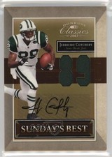 2007 Donruss Classics Sunday's Best Jersey Number 60/89 Jerricho Cotchery j4h
