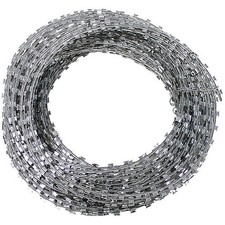Stacheldraht BW Natodraht 50 m &Oslash; 30 cm, Bundeswehr Draht Klingendraht, 0,50 &euro;/m