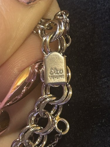 Chaîne De Haute Joaillerie Vintage En Argent 925 – 13,36g, Style élégant Et Intemporel