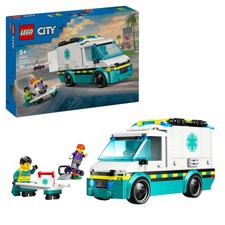 LEGO City 60451 Rettungswagen Bausatz, Mehrfarbig