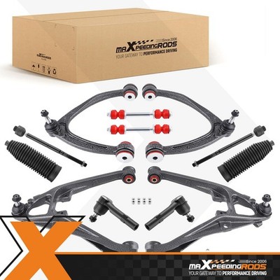 12x Front Upper Lower Control Arms for 2007-2013 Escalade Silverado Sierra 1500