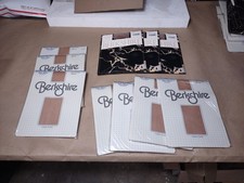 Bundle 10 NOS Berkshire Pantyhose Sz 3 Control Top Sandalfoot 4415 Midriff Brown