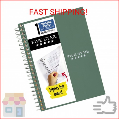 #ad #ad Five Star Spiral Notebook 1 Subject College Ruled Paper 4 3 8quot; x 7quot; Personal $3.71