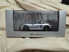 Porsche Boxster e 1:43 Silver Collectible Model Car Limited Edition 1381/2000