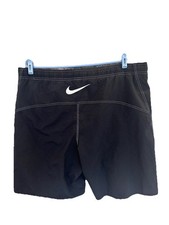 Vintage Nike Swim Trunks Mens XL Black Board Shorts Mesh Lined Gray Tag Y2K