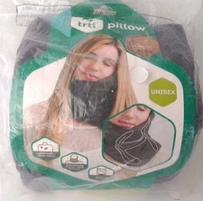 Trtl Travel Airplane Neck Support Pillow Lightweight Washable Comfort Grey NEW