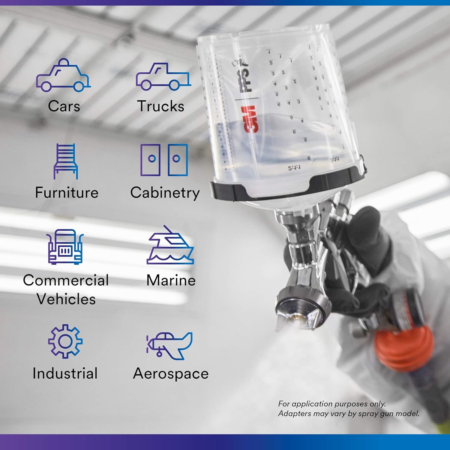 3M PPS 2.0 Spray Gun Adapter #S34, 26129, 3/8 Inch, NPS, Apollo - Jobsmart