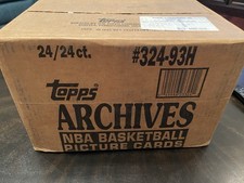 1992 93 Topps Archives Basketball The Rookies 1981-1991 Factory Sealed Case!