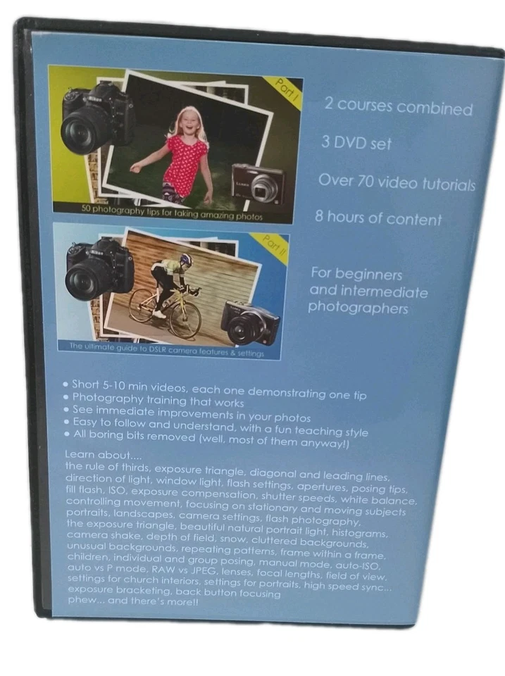 Become A Better Photographer by Bernie Raffe 3xDVD Set Tips & Tricks Mint Cond.n - Image 4 of 4