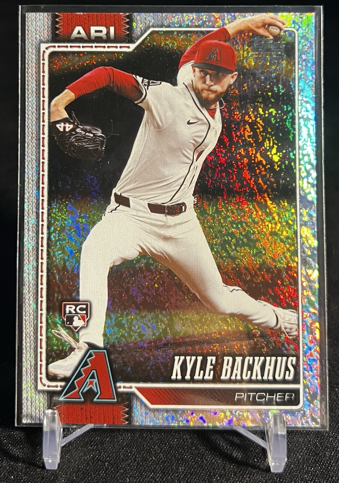 2026 Topps #21 Kyle Backhus Holo Foil Parallel Rookie Baseball Base Card