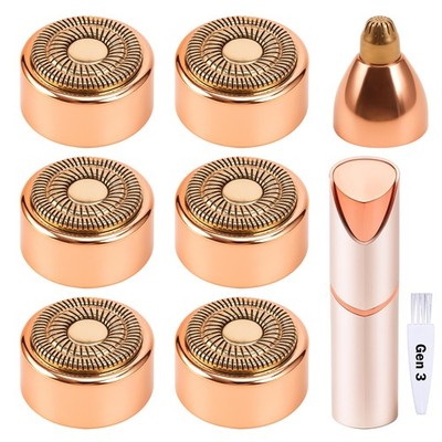 Flawless Replacement Heads, 6 Pcs Easy-to-Replace Flawless Facial