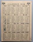 1917 YMCA WWI French Christmas Foldout Card Three Kings 1918 Calendar Paris — photo 3