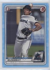 2020 Bowman Draft Sky Blue Border 334/499 Zach McCambley #BD-112 00em