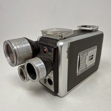 Revere Eight Model 85 8mm Movie Camera Runs, Has Film Vintage Triple Lens