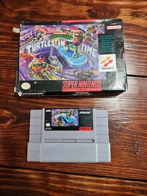 Konami Teenage Mutant Ninja Turtles IV SNES Multiplayer w/ Original Box