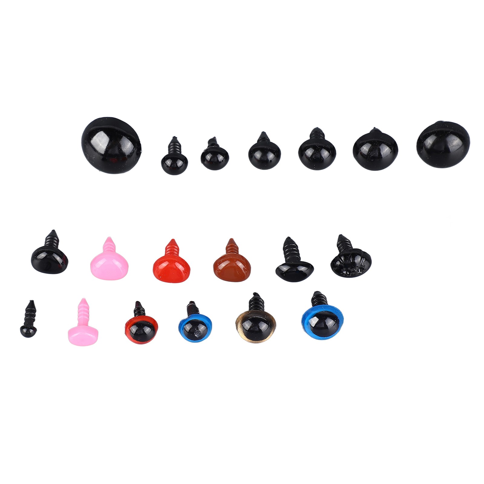 868pcs Safety Eyes And Noses Stuffed Crochet Eyes With Washers Craft Doll Eyes A