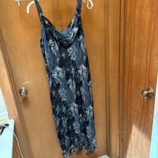 Johnathan Martin Studio y2k Vintage Sleeveless Dress w Beading Size 16