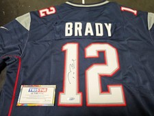 New England Patriots #12 Tom Brady Autographed Jersey Tristar Authentic COA