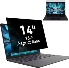 14 Inch Laptop Privacy Screen Protector, Anti-Glare Shield for Blue Light Reduct