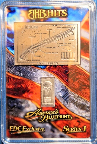 BHB Hits America’s Blueprint - Silver 1/4 oz + 1g TAC 12 GAUGE - Series 1 #537